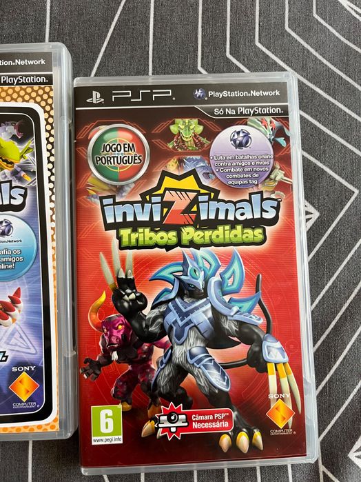 PSP em ótimo estado + 3 jogos