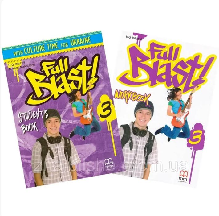 комплект книжок Full Blast 3