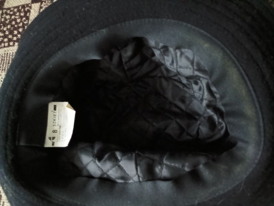 Kapelusz czarny meski