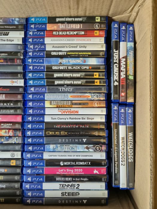 Jogos Playstation 4 desde 8€ venda individual ou lote