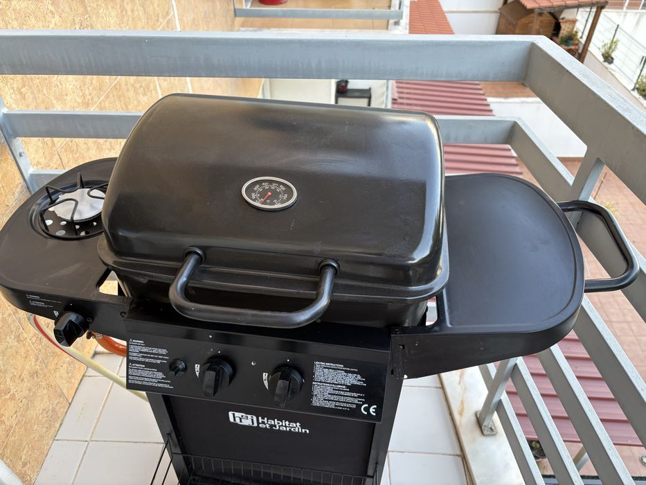 Grelhador / Barbecue a Gás Habitat + bico Lateral
