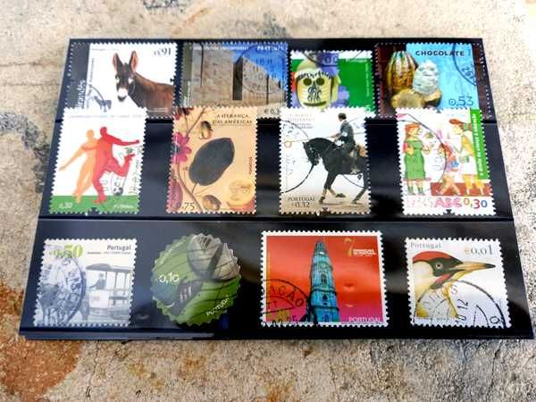 Selos usados de Portugal Continental