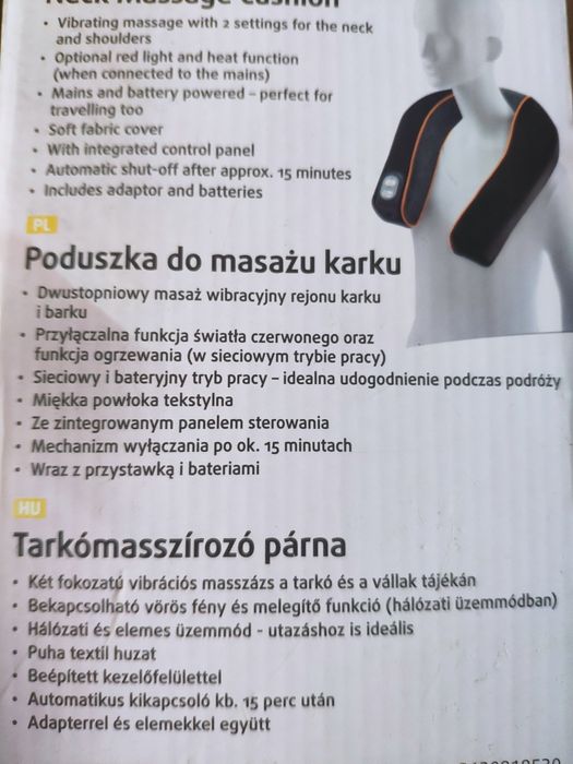 Poduszka do masażu karku