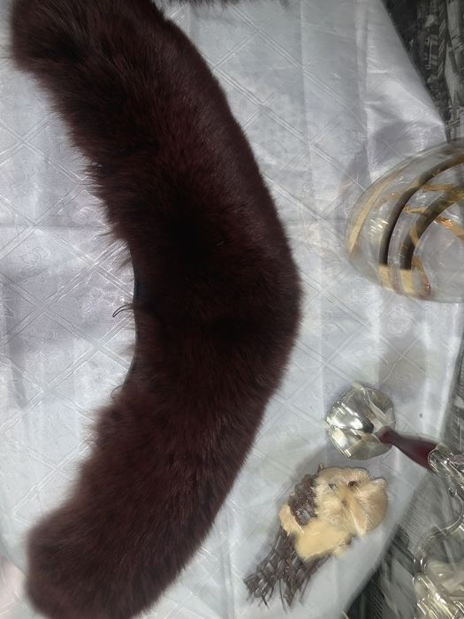 Воротник песец чернобурка