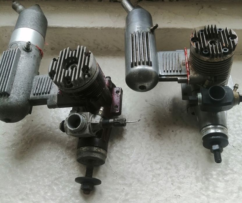 2 Motores  vintage a combustão para aeromodelos