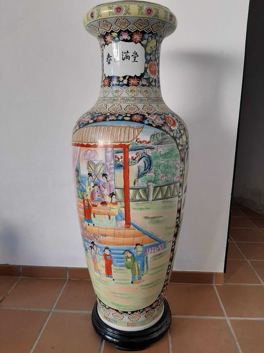 Jarrão porcelana chinesa 1,5m altura
