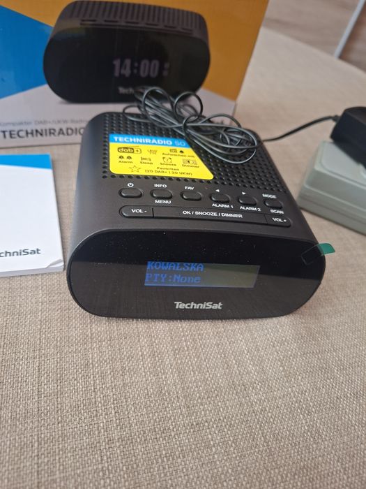 Radio Budzik Dab+ FM Zegar TechniSat  Nowe.