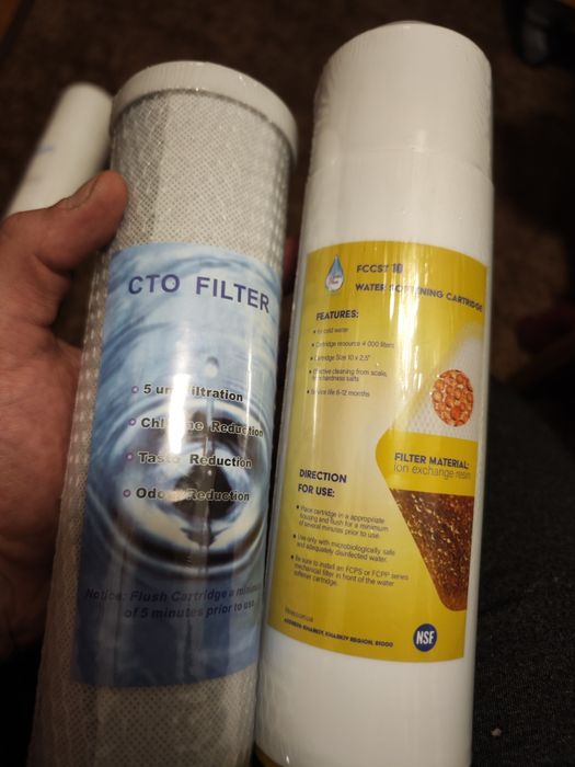 Фільтр для води. Проточний + зворотній осмос +кокосовий + мінералізато