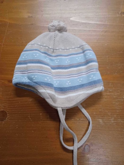 Czapeczka niemowlęca bawełniana