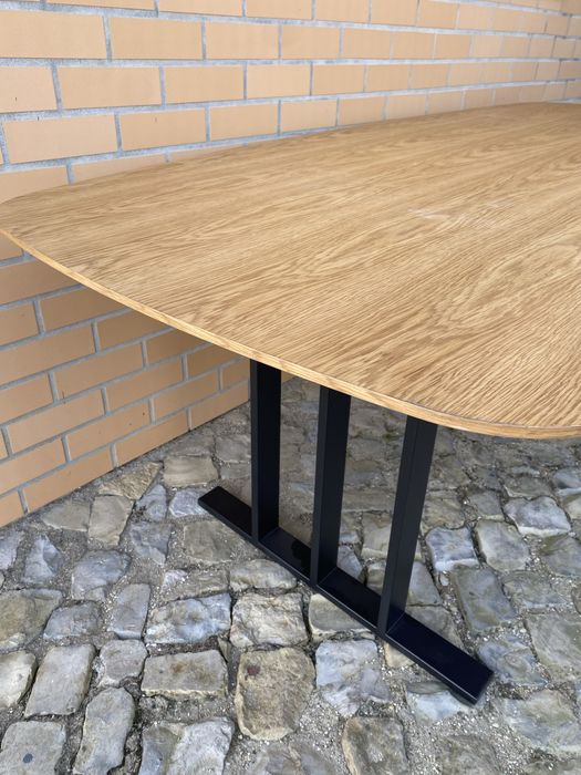 Mesa jantar em madeira 220x110x77
