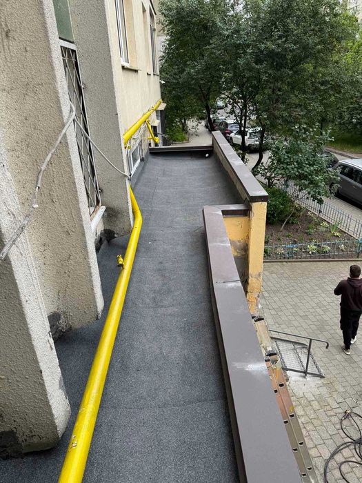 Покрівельні роботи. Ремонт даху рубероїдом. Євро рубероїд. Покрівля