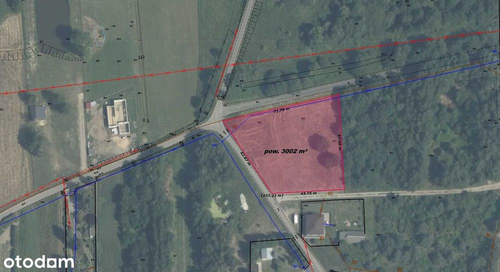 Działka budowlana 3002 m² | Klwatka Królewska k/Radomia