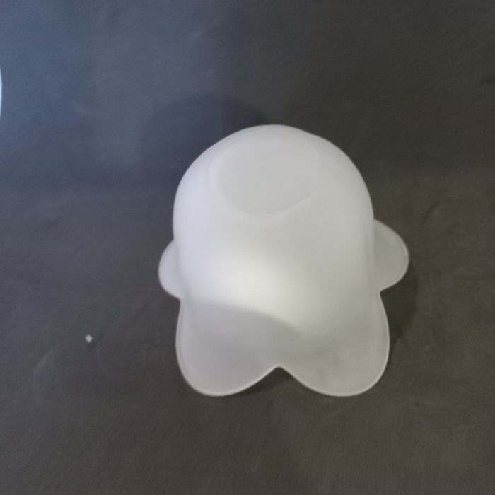 Porta velas vidro flor