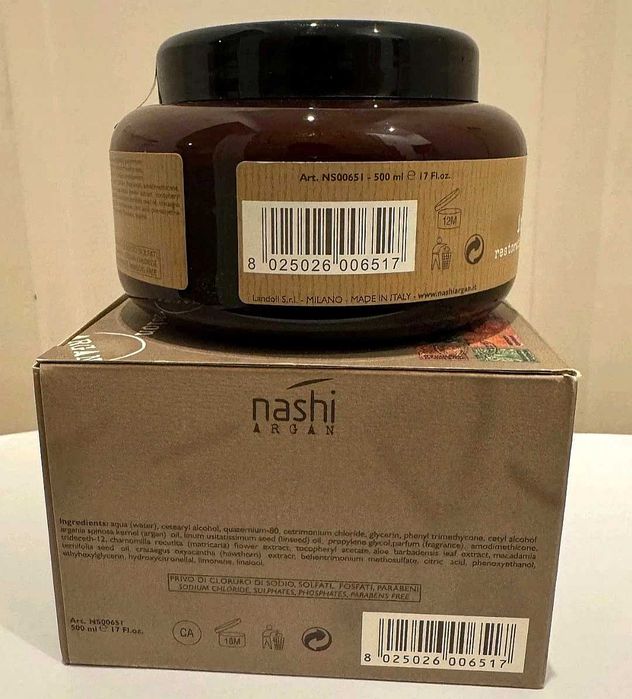 maska nashi argan nowa do włosów