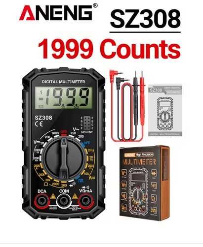 Multimetr ANENG-SZ308, czerwony albo czarny