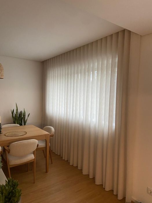 Cortinados por medida - Efeito onda