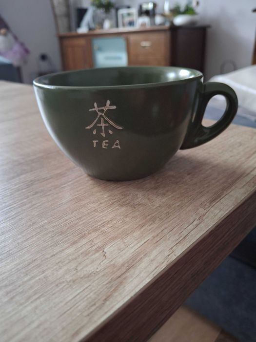 Zielona filiżanka, kubek do herbaty 250 ml