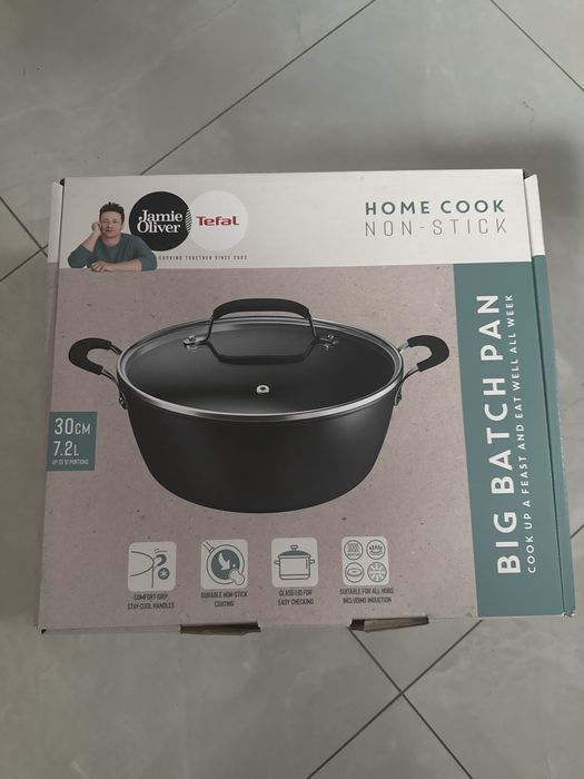 Nowa patelnia garnek Tefal 30 cm 7,2l Jamie Oliver