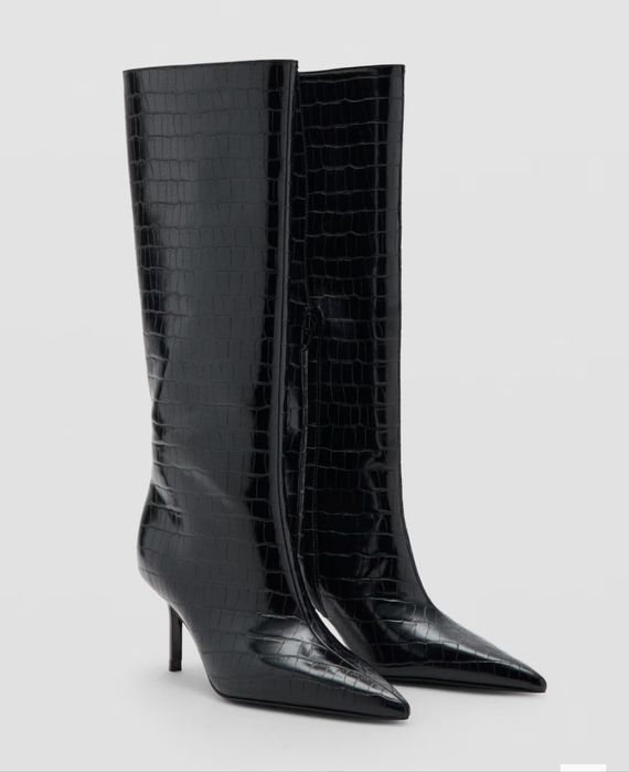 Чоботи Mango сапоги ботильйони