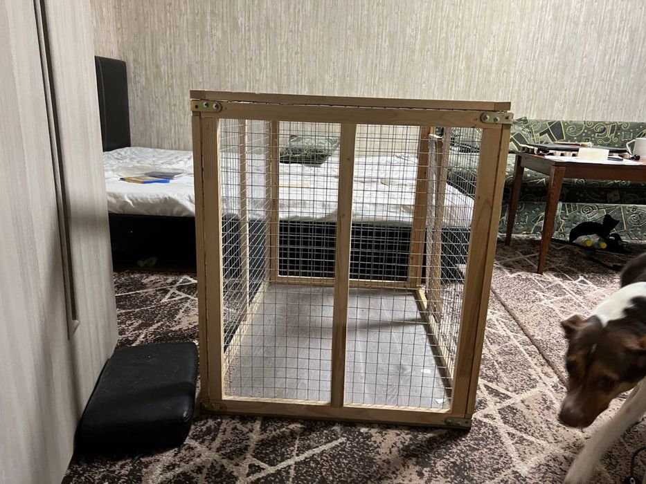Будка / вольер квартирный для собаки/ для щенков до 20-25 кг