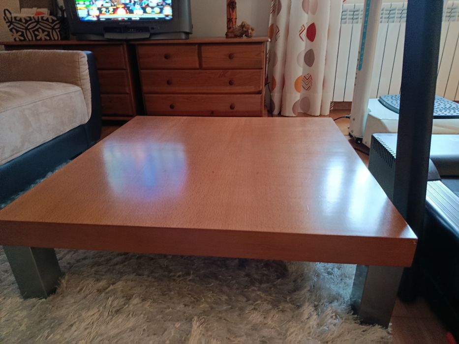 Mesa centro cerejeira 1x1x025 cm