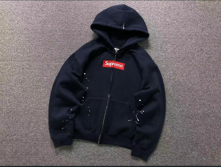 ‼️БЕЗ ПЕРЕДОПЛАТ‼️Зіп Худі Supreme x Maison Margiela