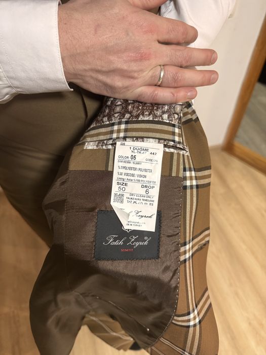 Чоловічий класичний костюм “Трійка”, новий (вдіваний 1 раз)