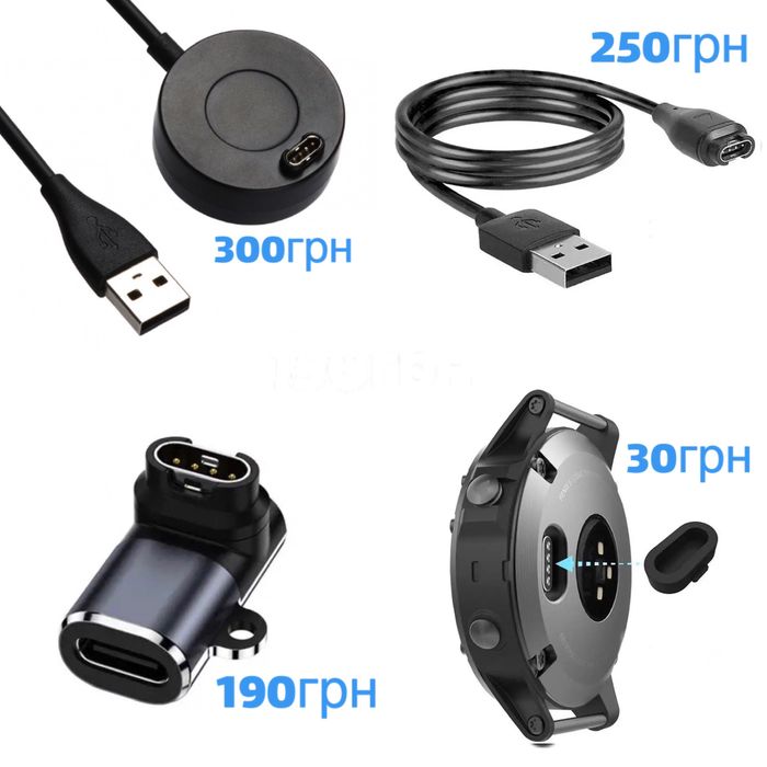 Ремінець нейлоновий QuickFit 22mm 26mm липучка на Гармін