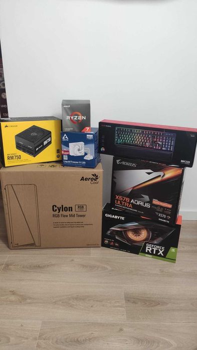 PC Game: Razen 7 3700x| 500GB| 16GB GeForce 3060 12GB aceito troca mac mini m4