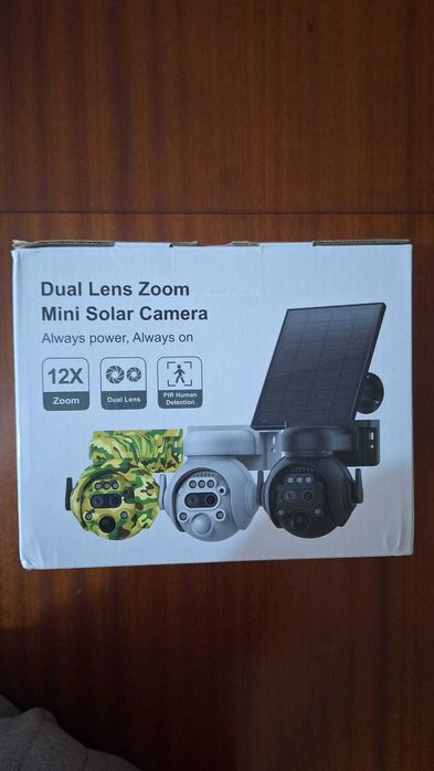 Solar-powered security camera, new