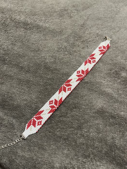 Naszyjnik bizuteria czerwona