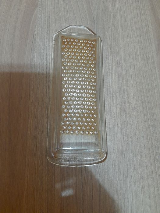 Stara szklana tarka z PRL