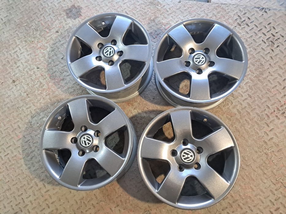 Alufelgi 15 5x112 Passat Golf 5 6 Grafitowe