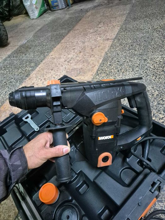 Martelo Percutor SDS Plus Worx 1250W 5J (WT344) + Ponteiros – Amadora