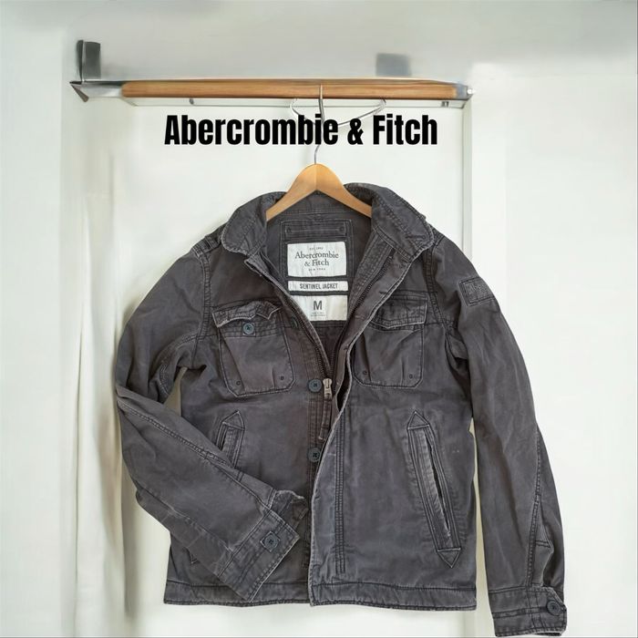 Kurtka męska oryginalna vintage Abercrombie & Fitch M 100% bawełna