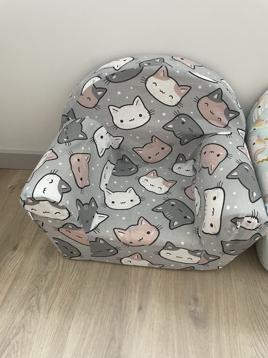 Fotel puf dla dziecka 2 sztuki