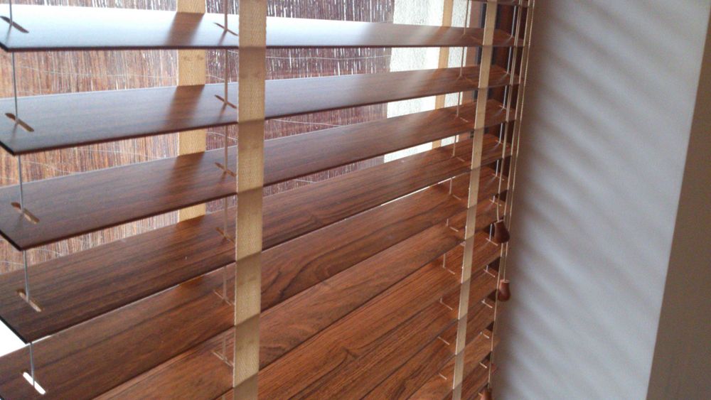 ŻALUZJE Drewniane BAMBUSOWE  50mm 35mm 65mm NA WYMIAR - ROLETY Plisy