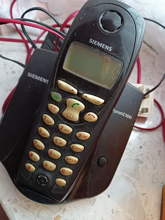Komplet telefon bezprzewodowy simens plus baza