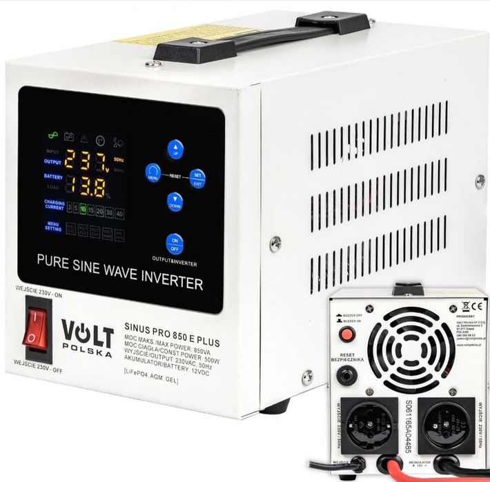 ИБП, ДБЖ, UPS, Инвертор, Volt Polska SINUS PRO 850E PLUS 12V 500/850W