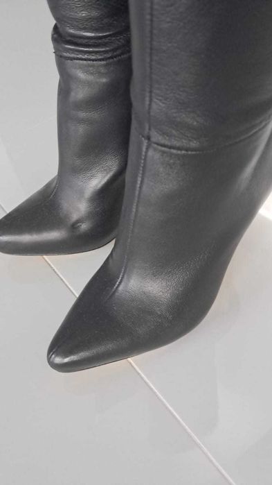 Anna Dello Russo przepiekne kozaki skóra