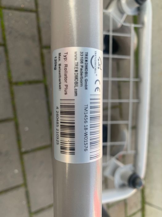 Chodzik balkonik składany czterokołowy podpórka TRENDMOBIL 120 kg