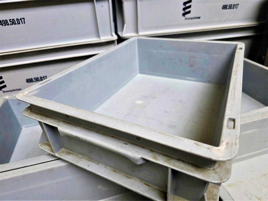 Pojemnik Kuweta Skrzynka Kosz Euro Magazynowy Warsztatowy Garaż 40x30