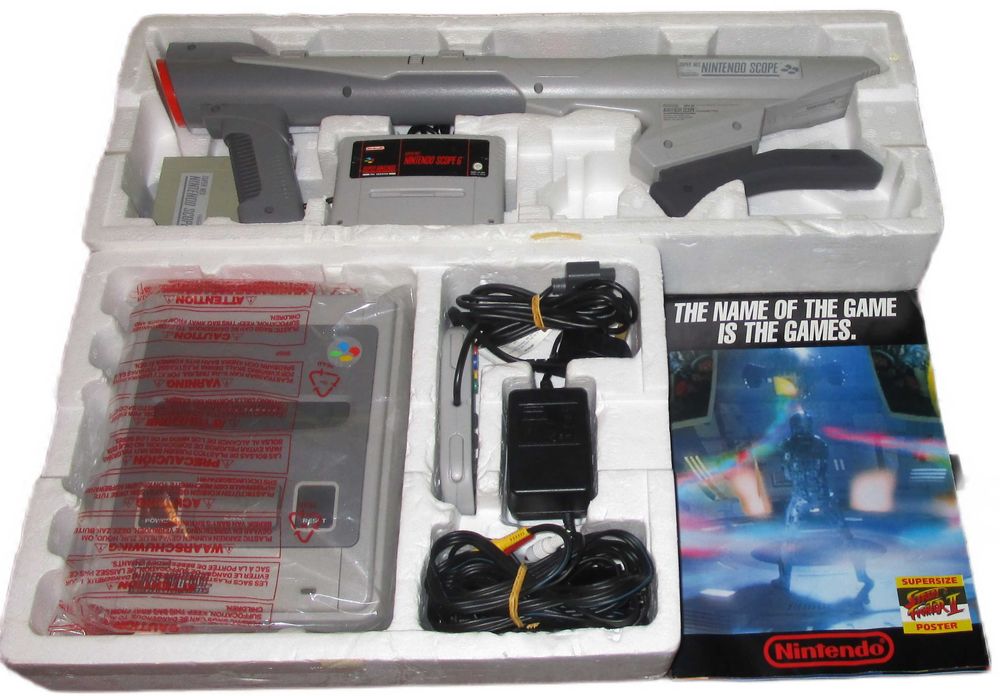 Nintendo SNES / Action Pack / Konsola + Bazooka / SCOPE / 1992