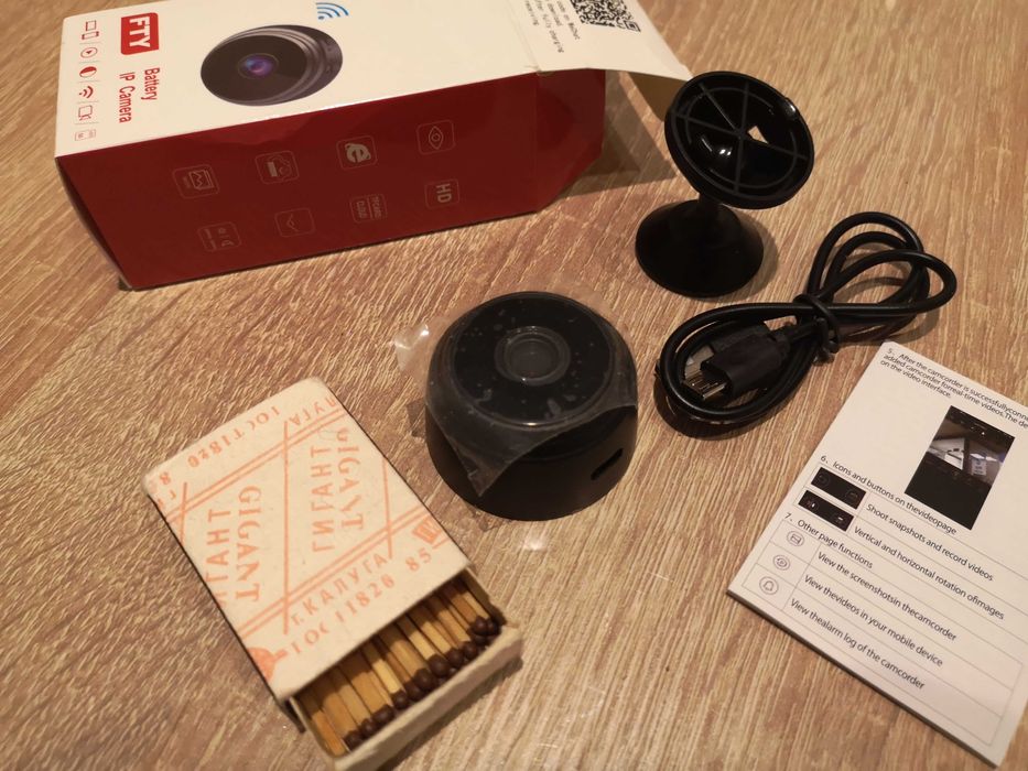 Mini kamera szpiegowska A9 HD akumulator wifi