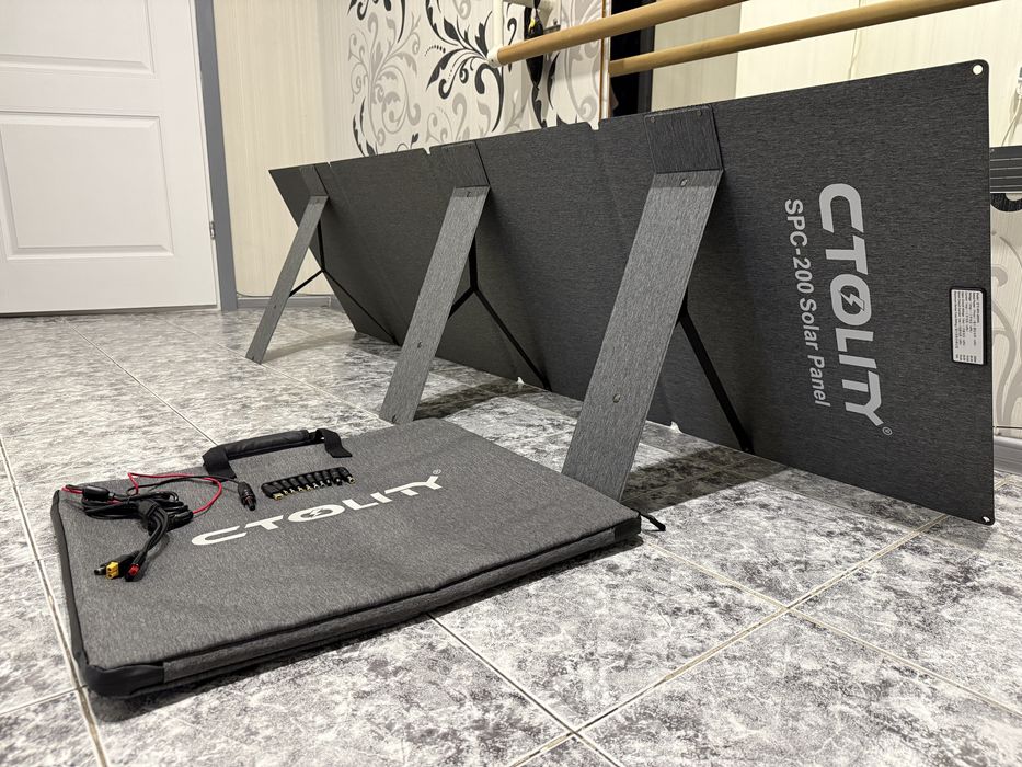Нова сонячна панель CTOLITY 200W (SPC-200N) — повний комплект