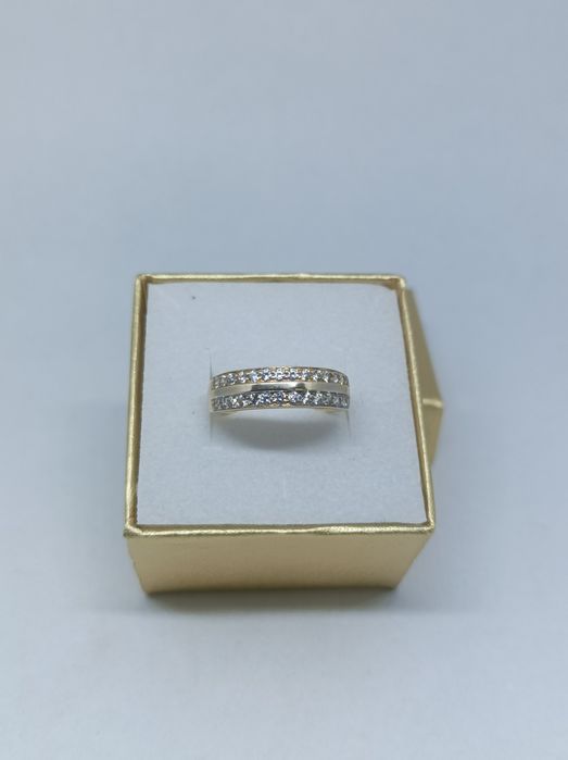 Złoty pierścionek próba 585 rozmiar 13