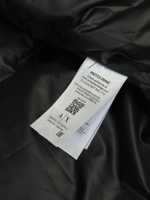 Жилетка Armani Exchange мужская черная жилетка Армані безрукавка чорна