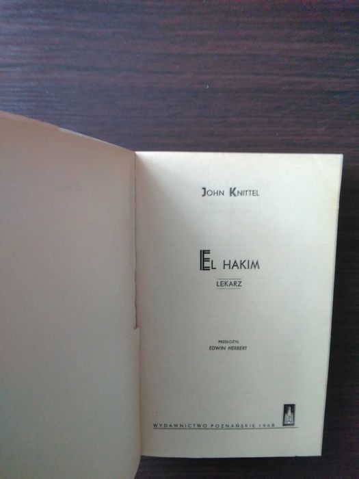 El Hakim John Knittel