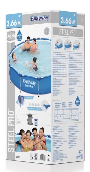 Basen Bastway Pro Steel 3,66 x 0,76 m