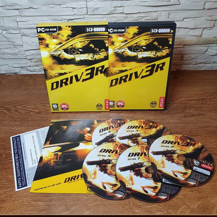 DRIVER 3 DRIV3R - polskie kompletne wydanie premierowe PL [PC]